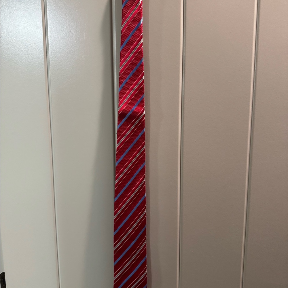 Classic Striped Red and Blue Men's Tie
